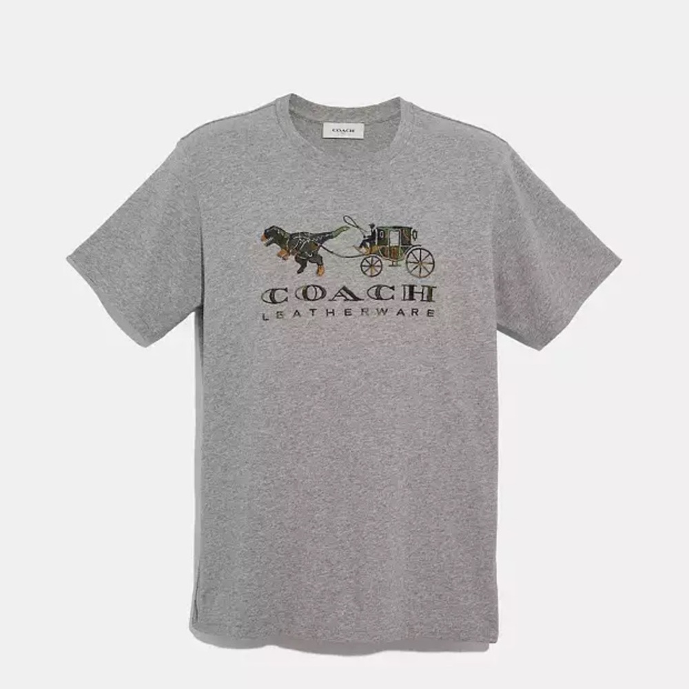 Coach Rexy and Carriage embroidered camo t-shirt